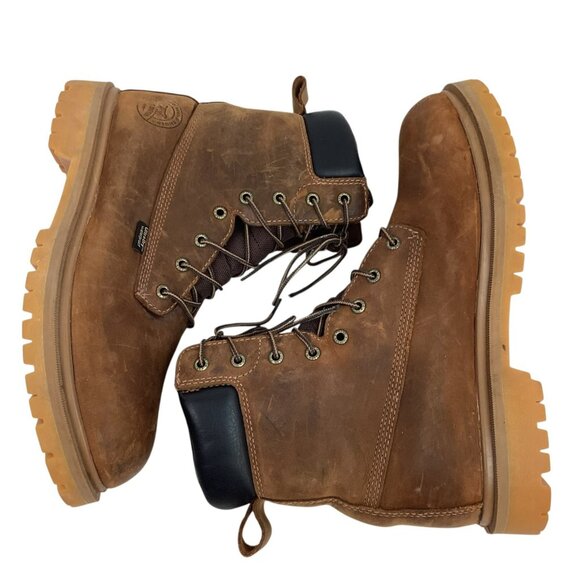Red Wing Shoes Irish Setter ASTM 2892 Mens 9.5 E2 Work Boots Thinsulate 400G Bro - Picture 5 of 16
